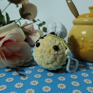 Crochet Bumble Bee Key chain